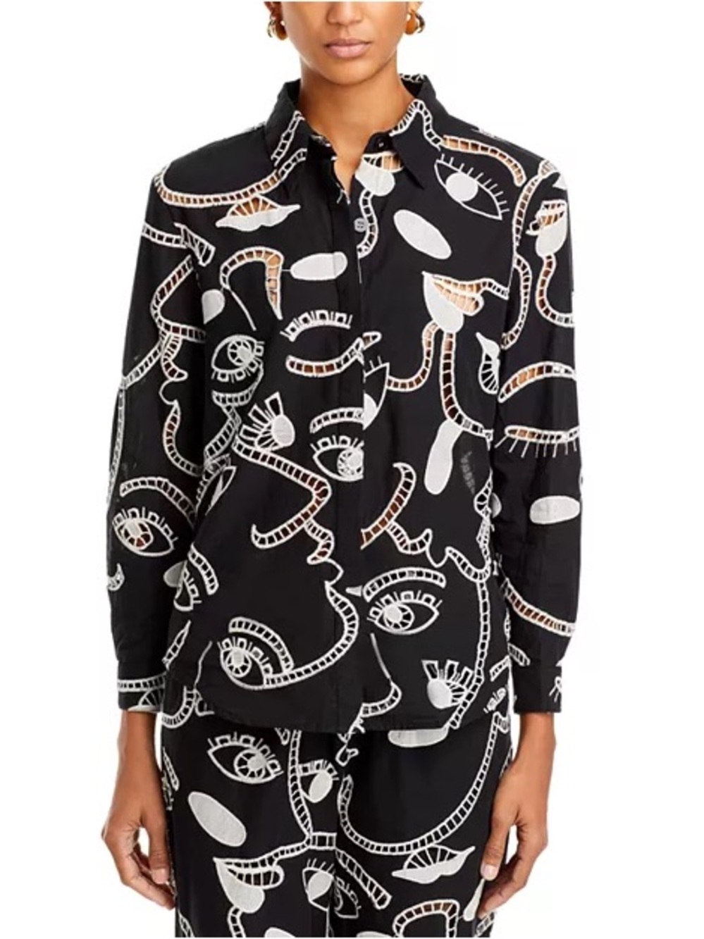 Farm Rio Richelieu Faces Shirt - Picture 3 of 12